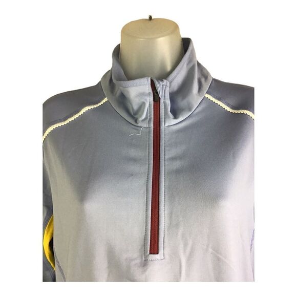 Athleta Quarter Zip Athletic High Neck Zip Pocket Shirt Size medium - Picture 4 of 11